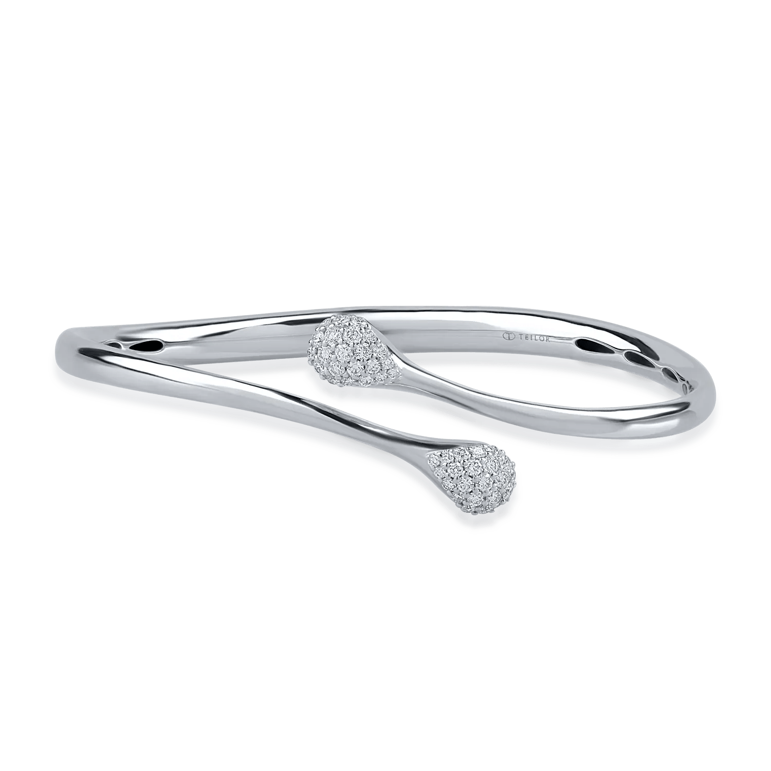 Brățară din aur alb cu diamante de 0.55ct Brățară din aur alb cu diamante de 0.55ct