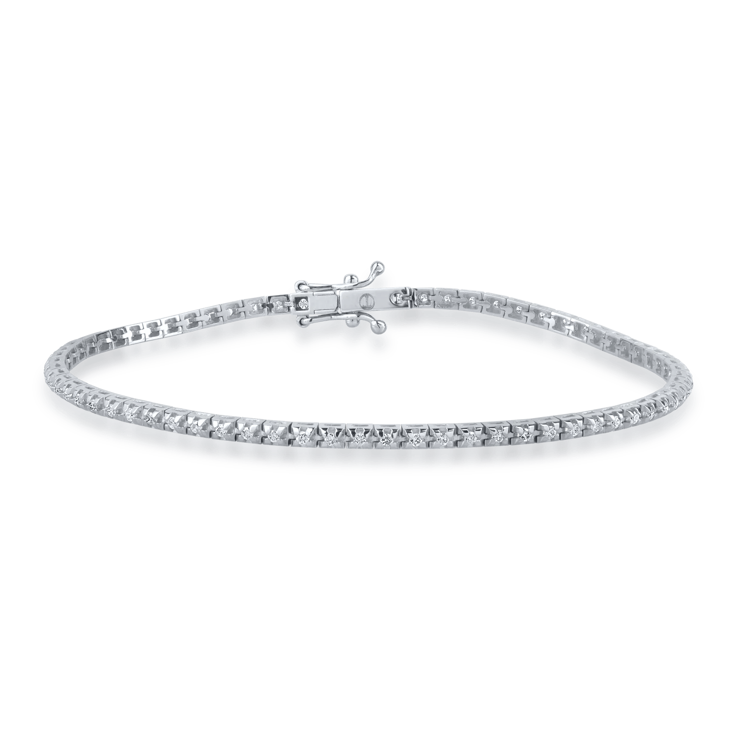 Brățară tennis din aur alb cu diamante de 0.61ct Brățară tennis din aur alb cu diamante de 0.61ct