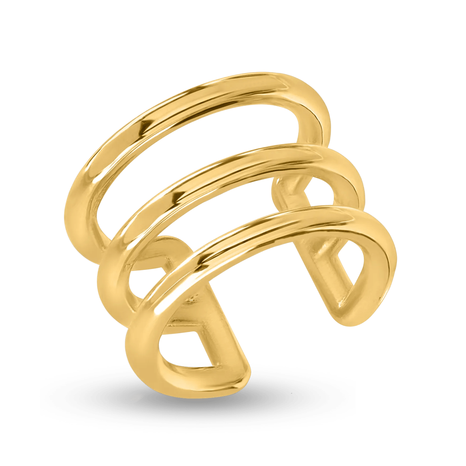 Cercel ear cuff din aur galben Cercel ear cuff din aur galben