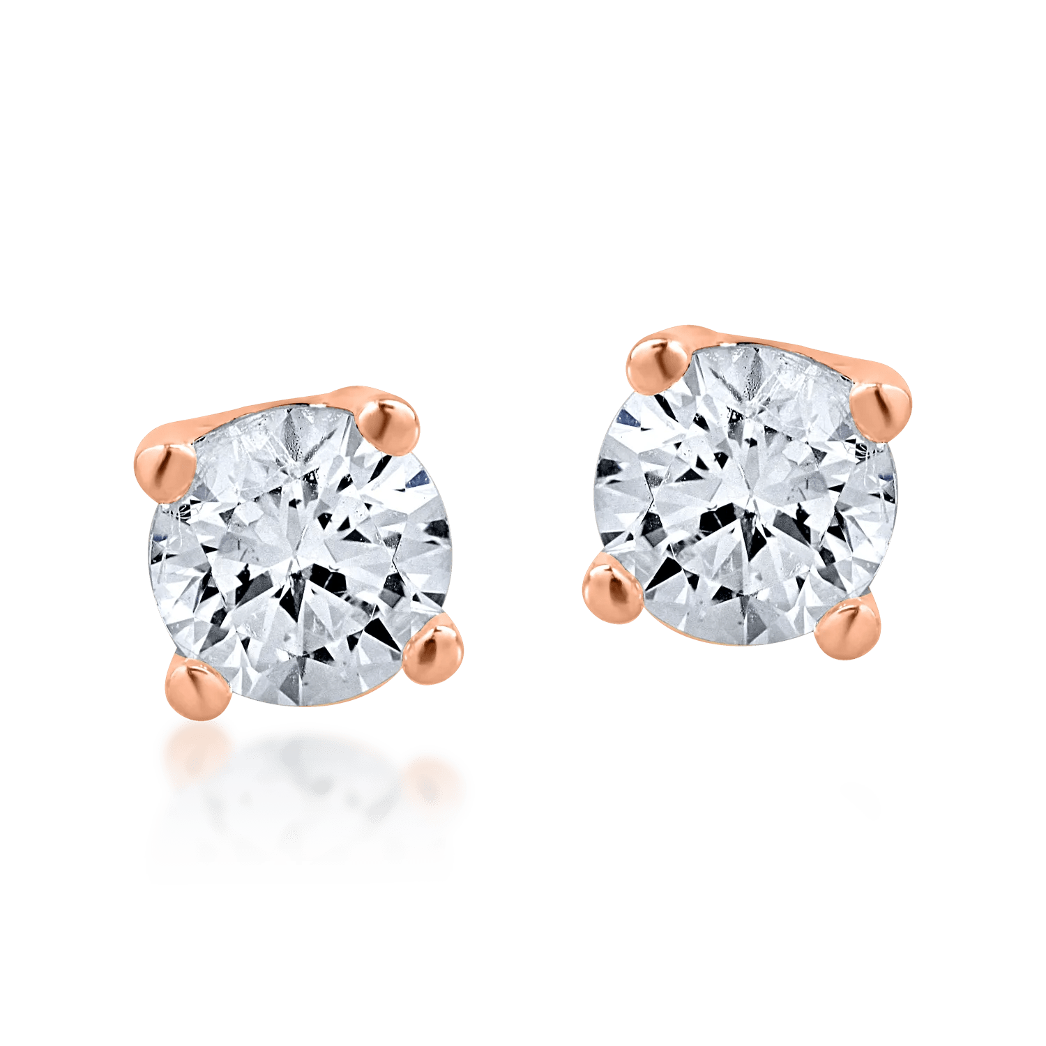 Cercei din aur roz – teilor Cercei din aur roz – teilor