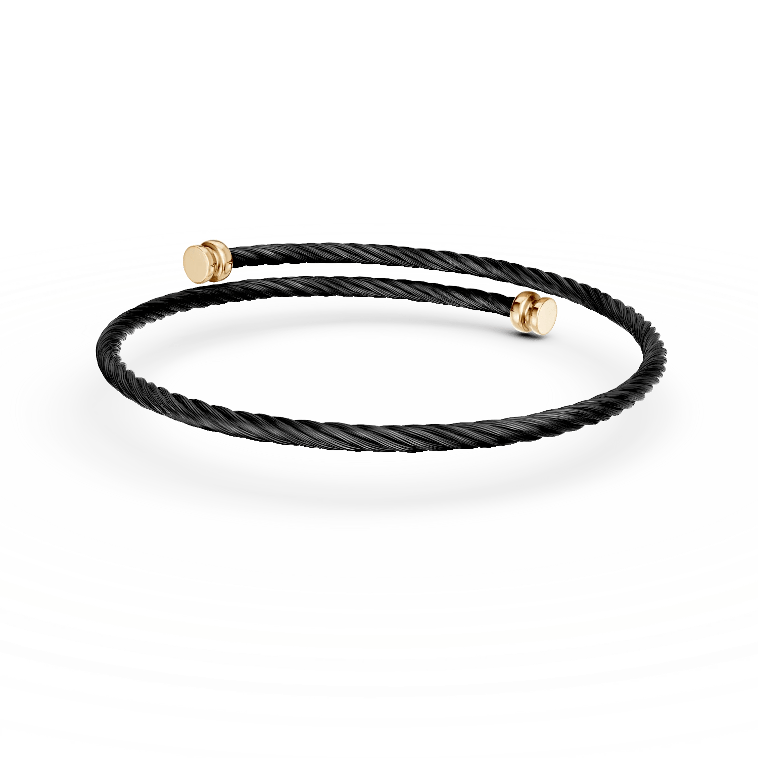 Brățară din oțel și aur galben pentru bărbați Brățară din oțel și aur galben pentru bărbați