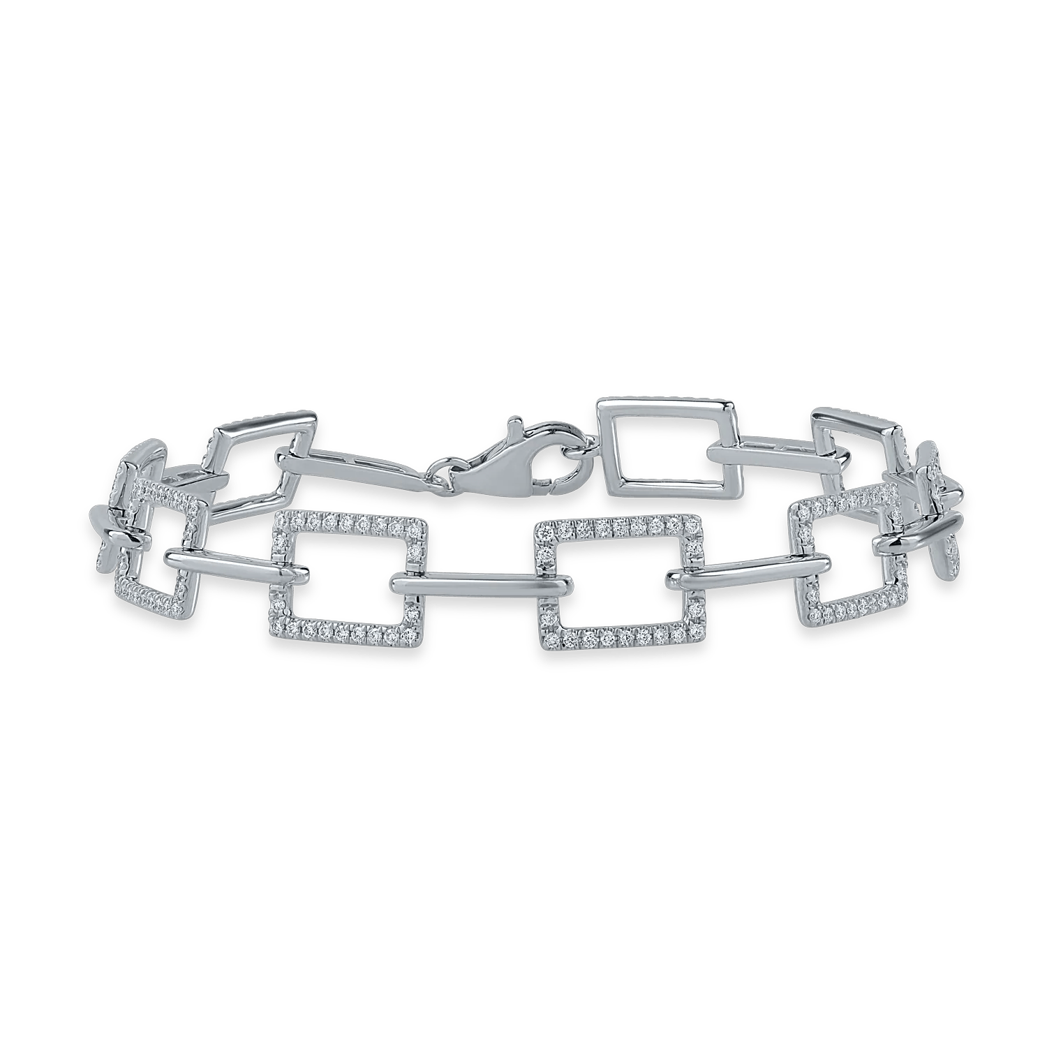 Brățară din aur alb cu diamante de 0.77ct Brățară din aur alb cu diamante de 0.77ct