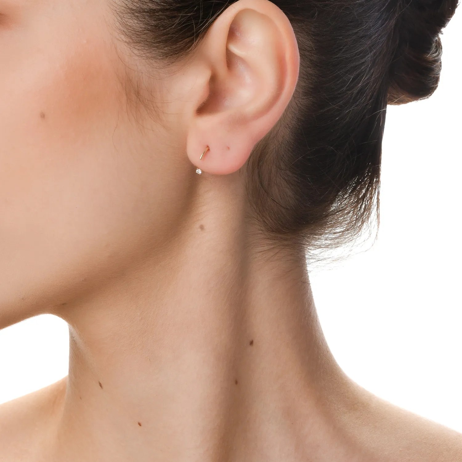Cercei ear cuffs din aur galben – elegantă și stil Cercei ear cuffs din aur galben - elegantă și stil