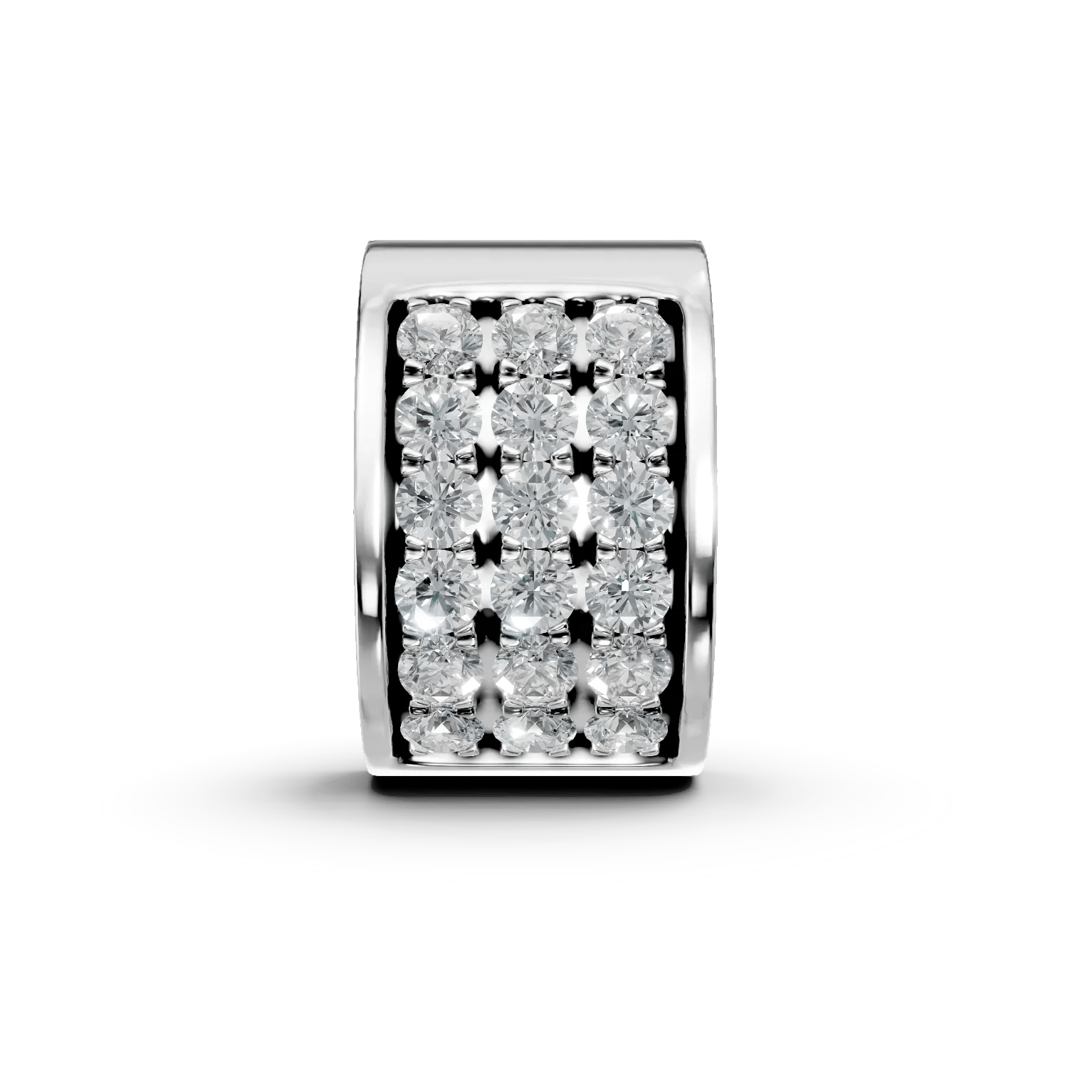 Pandantiv din aur alb cu diamante de 0.066ct Pandantiv din aur alb cu diamante de 0.066ct