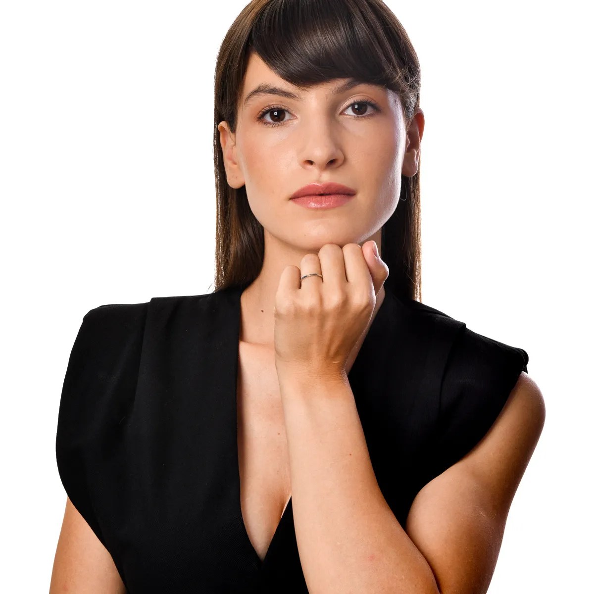 Inel minimalist din aur alb – Teilor Inel minimalist din aur alb – Teilor