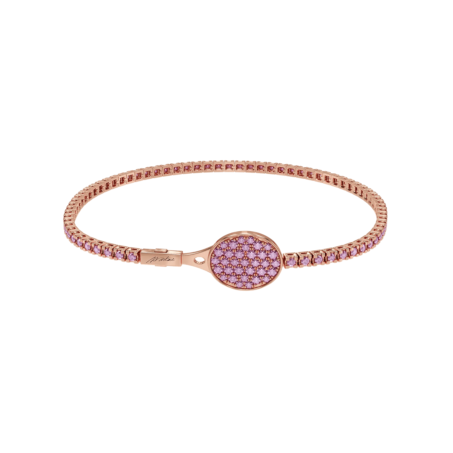 Brățară tennis glory cu safire roz de 1.82ct Brățară tennis glory cu safire roz de 1.82ct