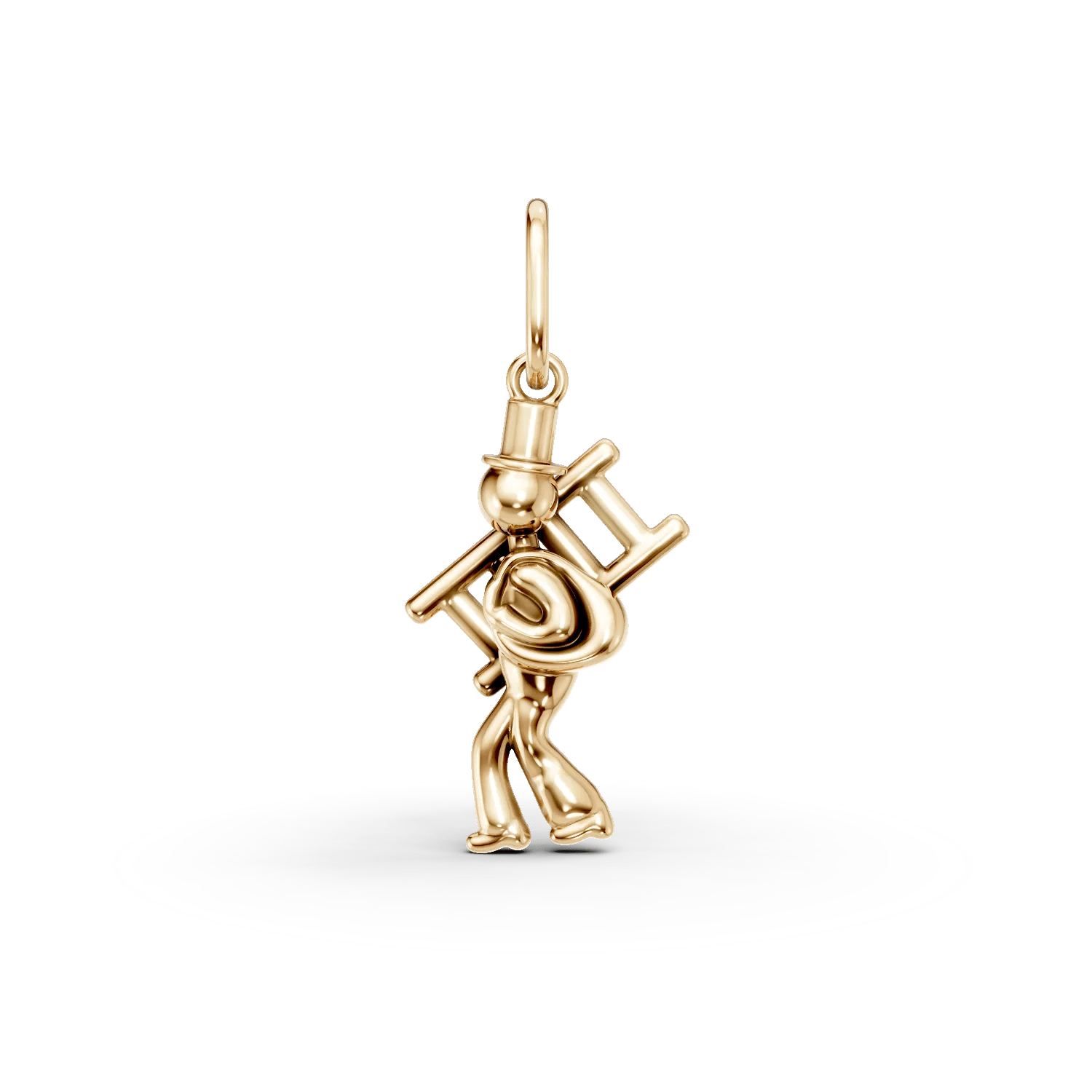 Pandantiv coșar din aur galben Pandantiv coșar din aur galben