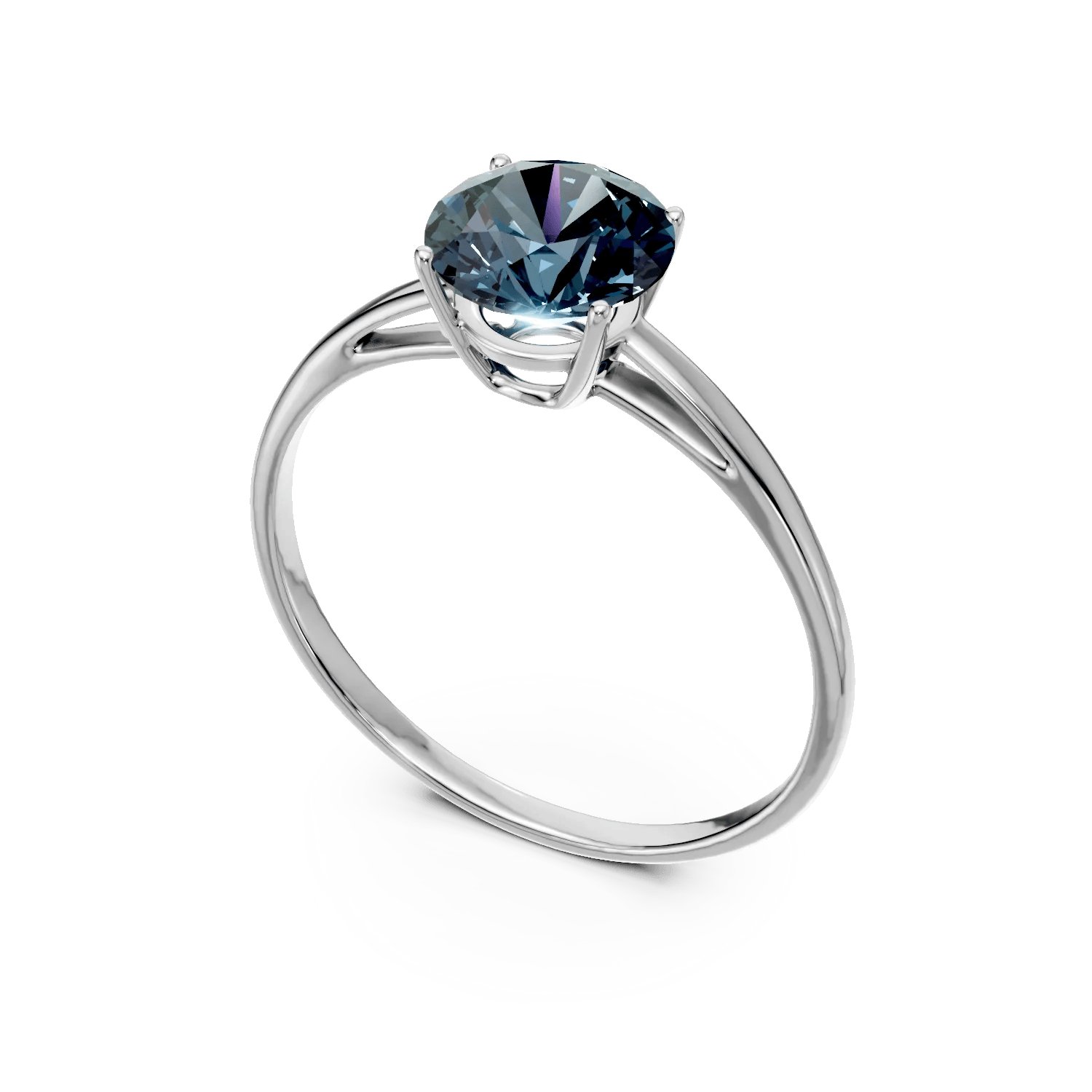 Inel din aur alb cu topaz london blue – Teilor Inel din aur alb cu topaz london blue – Teilor