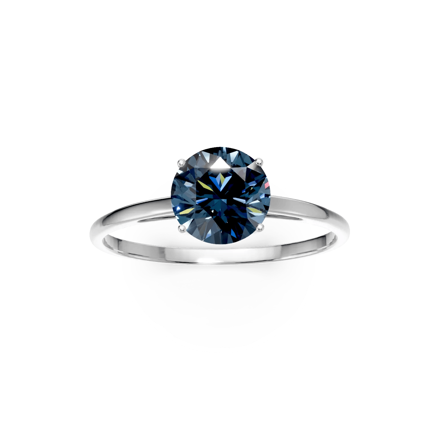 Inel din aur alb cu topaz london blue – Teilor Inel din aur alb cu topaz london blue - Teilor