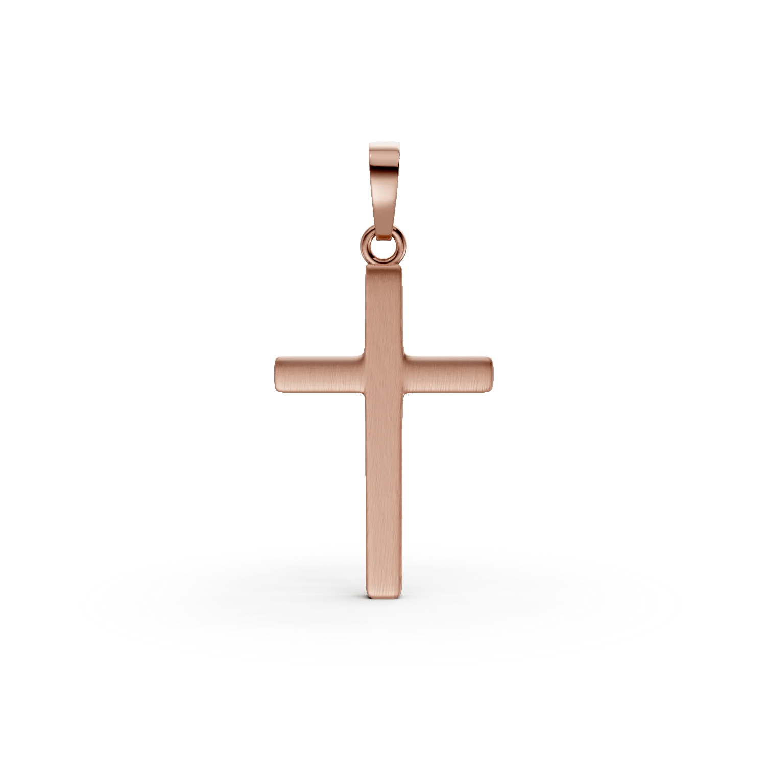 Pandantiv cruce aur roz Pandantiv cruce aur roz