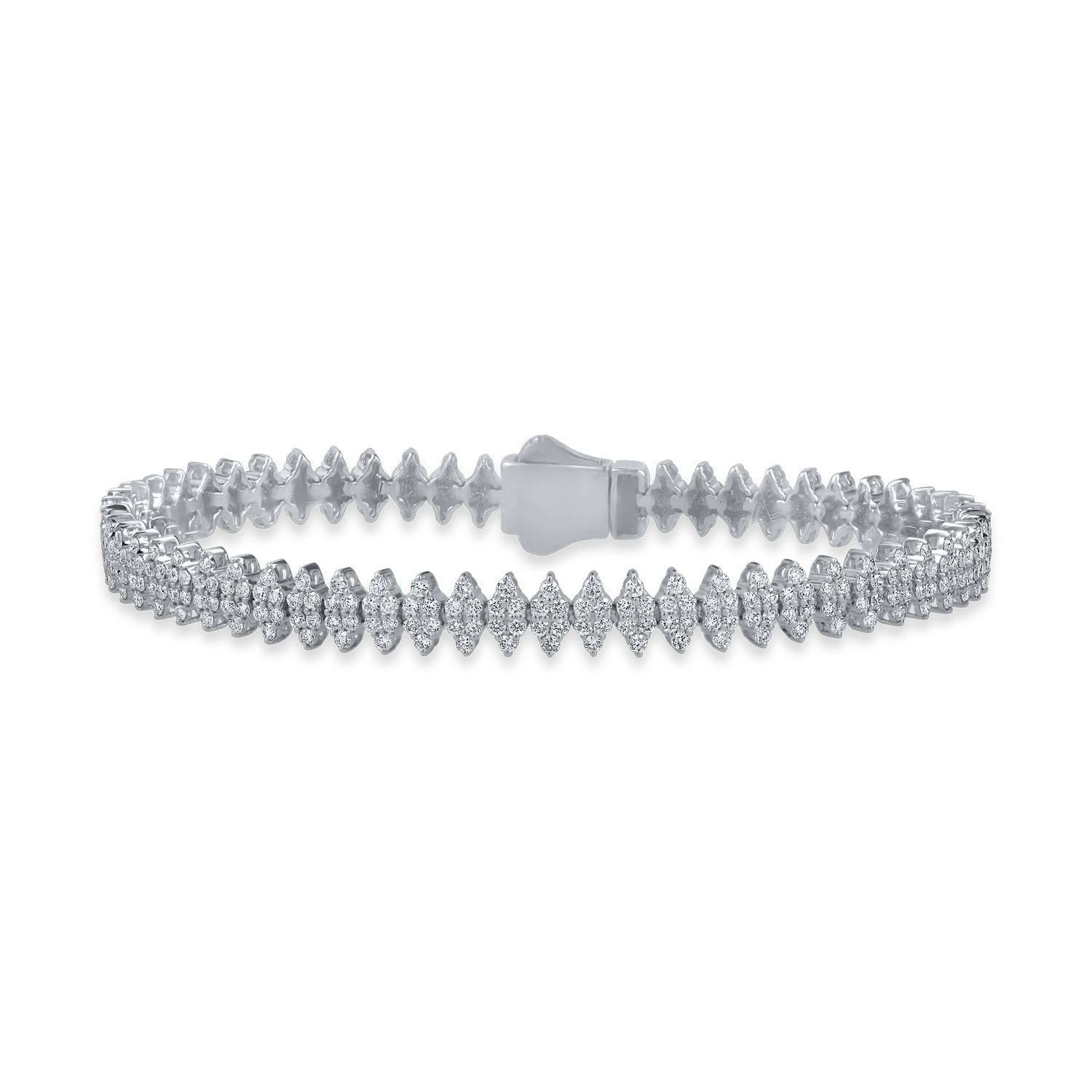 Brățară din aur alb cu diamante de 3.3ct Brățară din aur alb cu diamante de 3.3ct