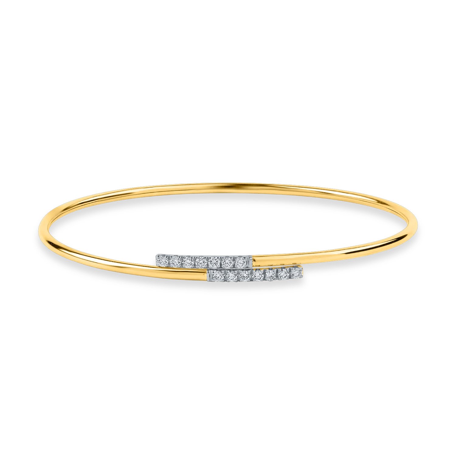 Brăţară din aur galben cu diamante de 0.35ct Brăţară din aur galben cu diamante de 0.35ct