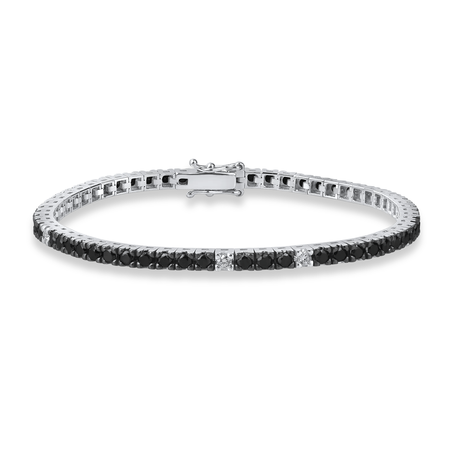 Brățară tennis din aur alb cu diamante de 3.1ct Brățară tennis din aur alb cu diamante de 3.1ct