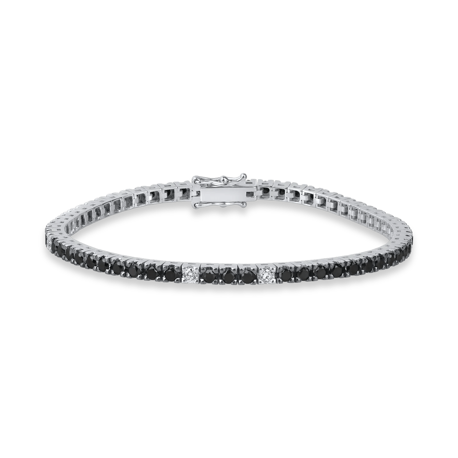 Brățară tennis din aur alb cu diamante de 2.9ct Brățară tennis din aur alb cu diamante de 2.9ct