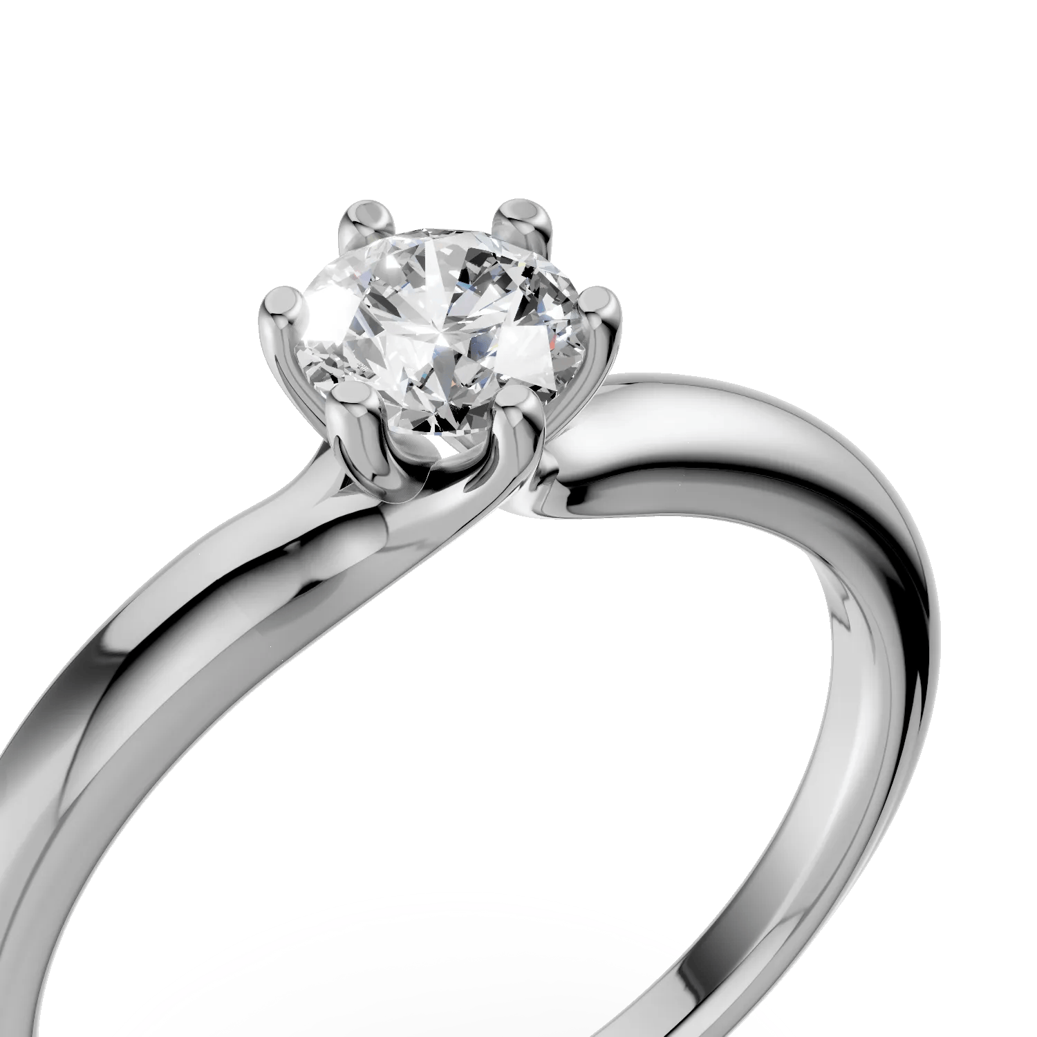 Inel de logodnă din platină cu diamant Teilor aur Inel de logodnă din platină cu diamant Teilor aur