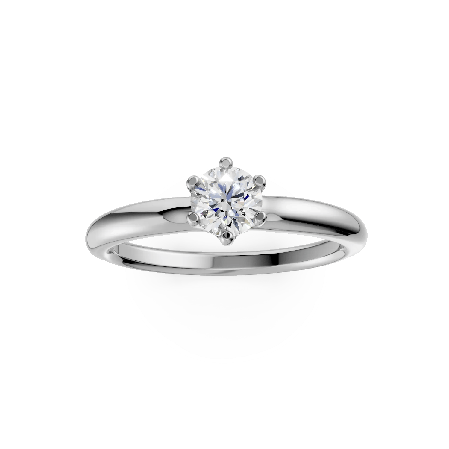 Inel de logodnă din platină cu diamant – Teilor aur Inel de logodnă din platină cu diamant - Teilor aur