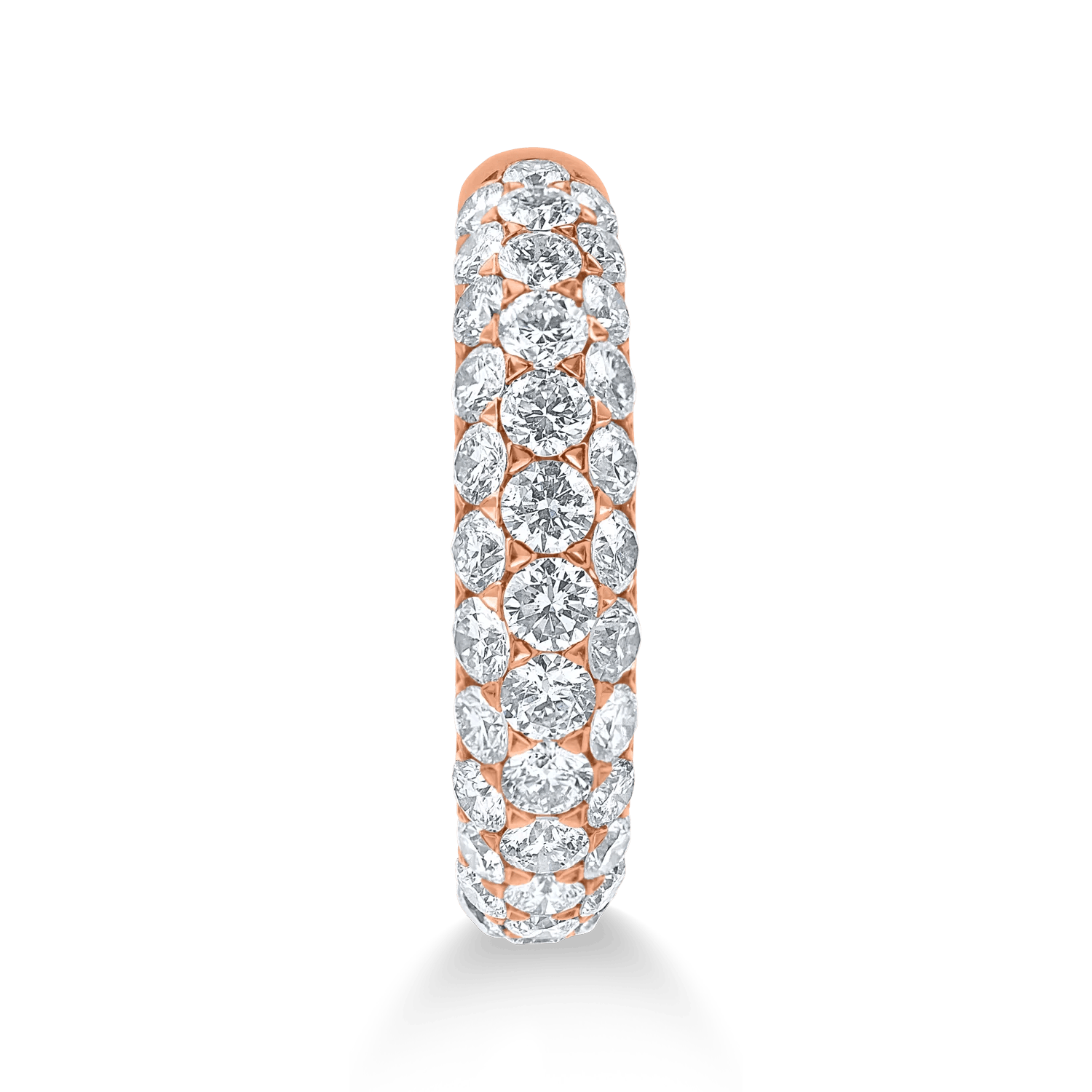 Inel semi eternity din aur roz cu diamante – Teilor Inel semi eternity din aur roz cu diamante - Teilor