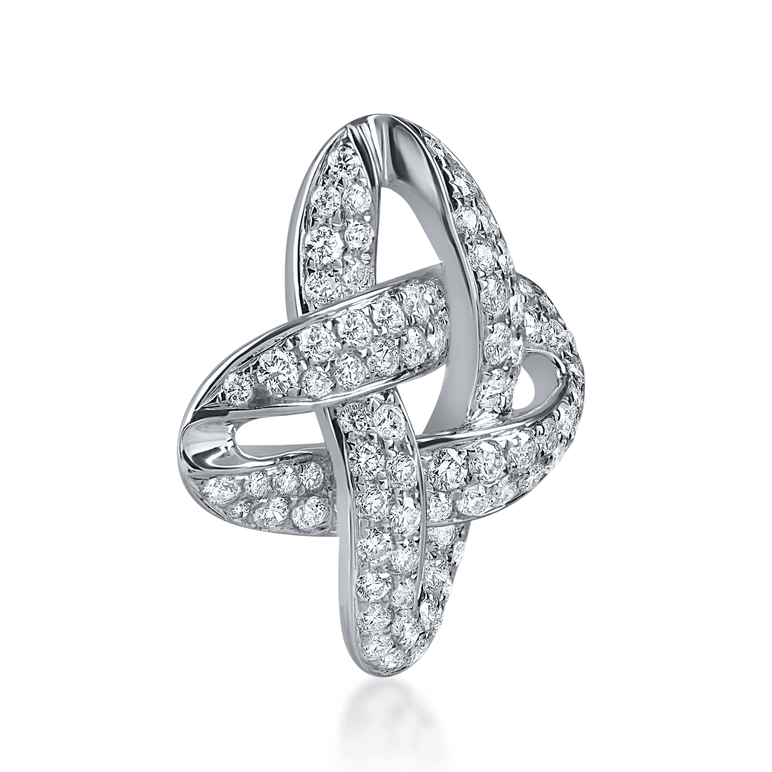 Pandantiv geometric din aur alb cu diamante – Teilor Pandantiv geometric din aur alb cu diamante – Teilor