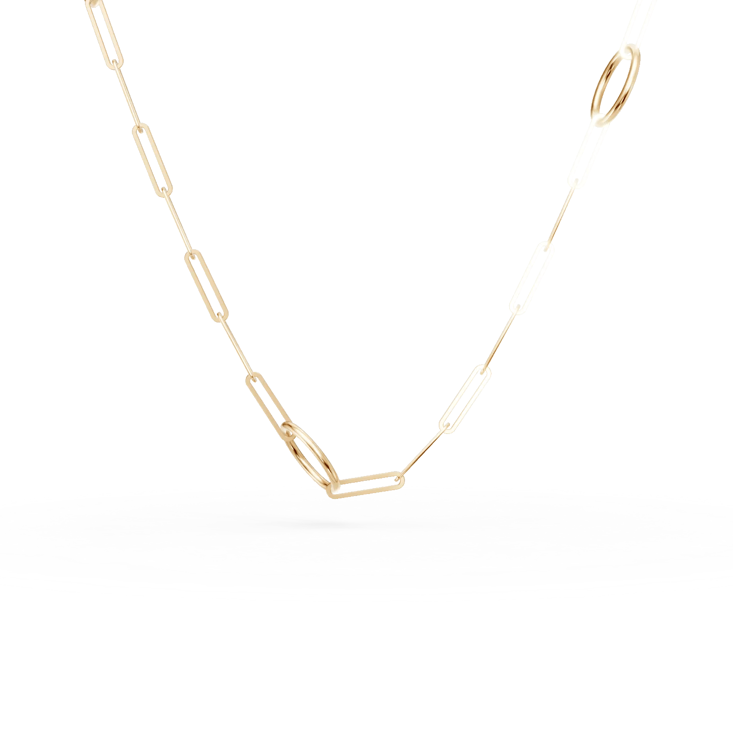 Colier din aur galben cu design geometric Colier din aur galben cu design geometric