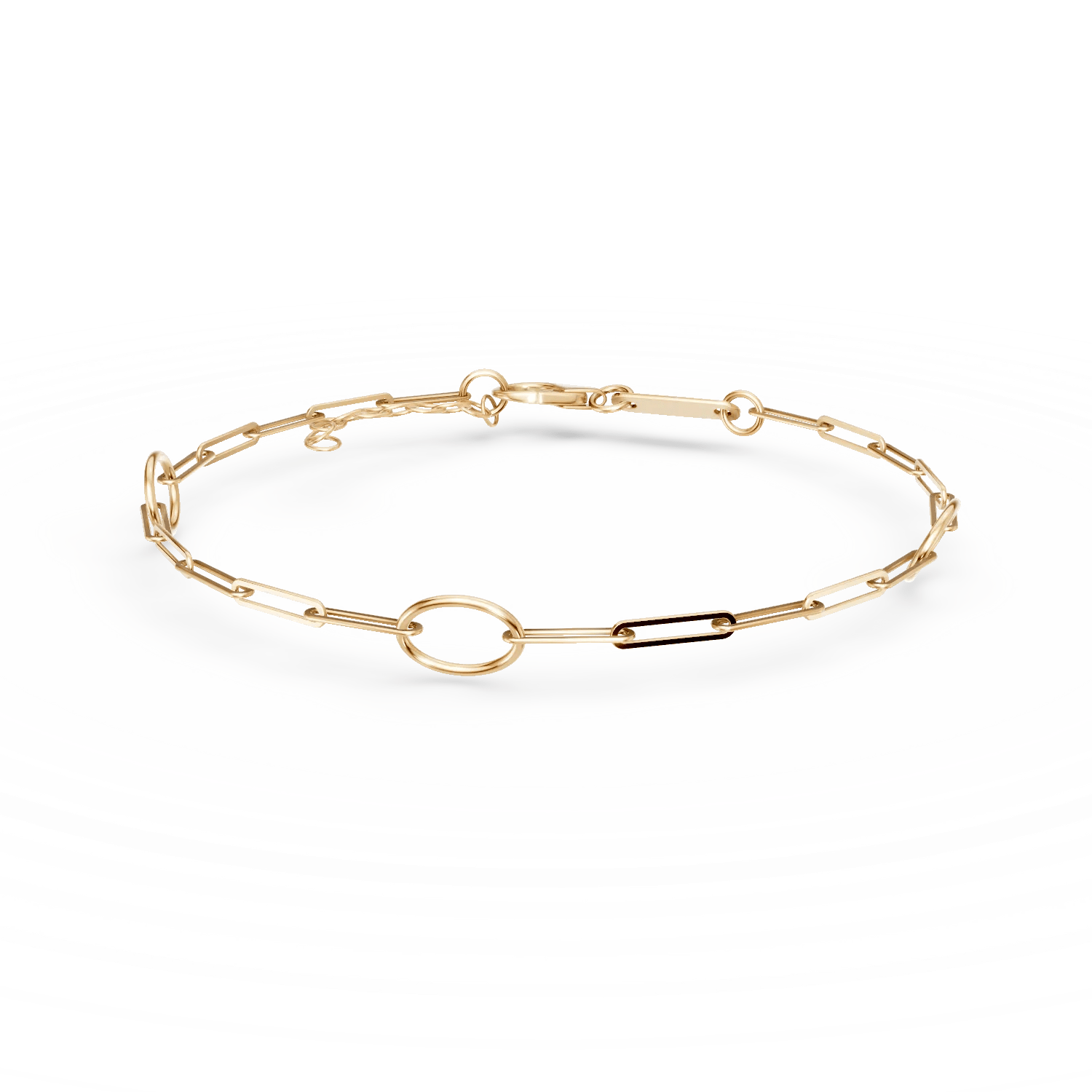 Brățară geometrică din aur galben Brățară geometrică din aur galben