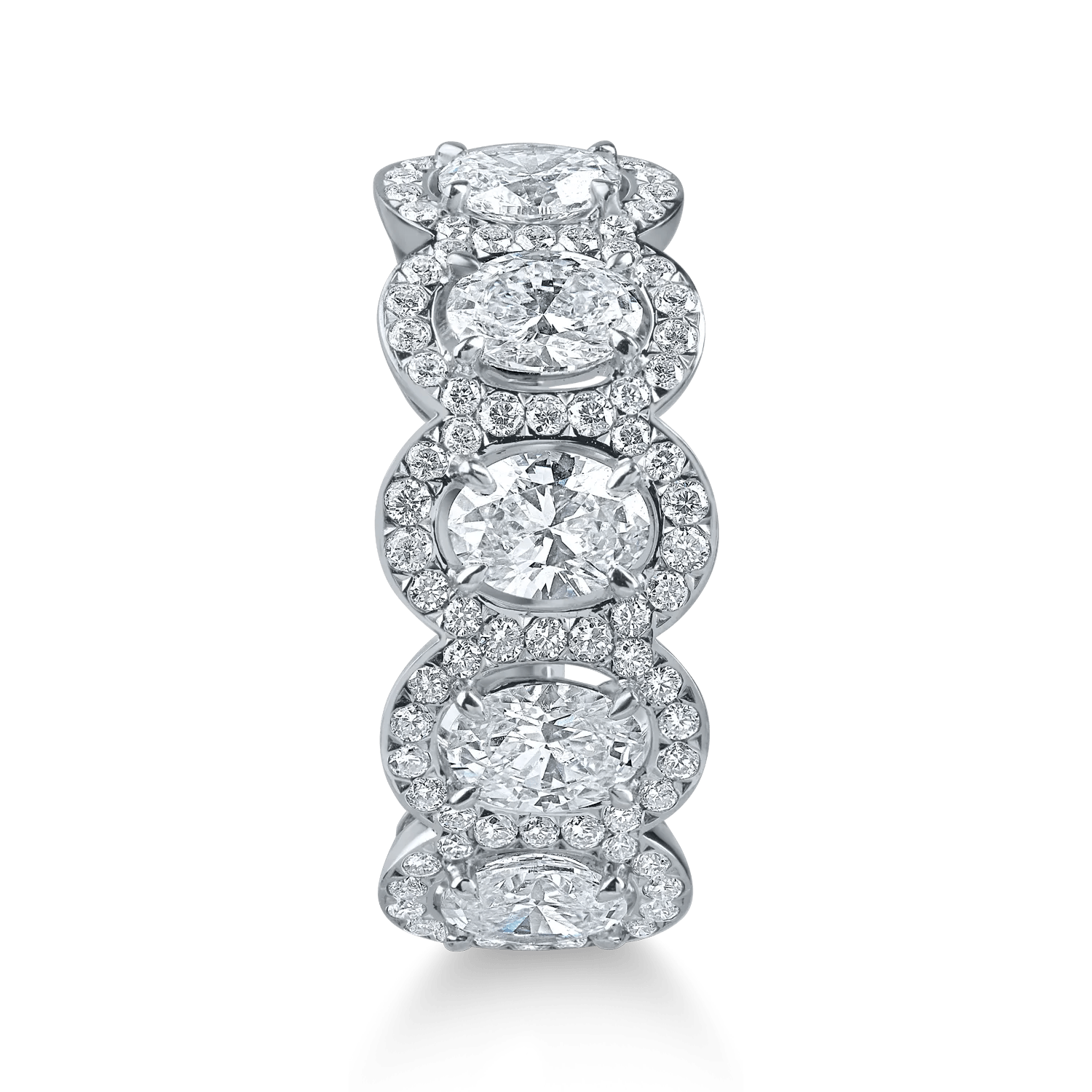 Inel din aur alb cu diamante de 1.74ct Inel din aur alb cu diamante de 1.74ct