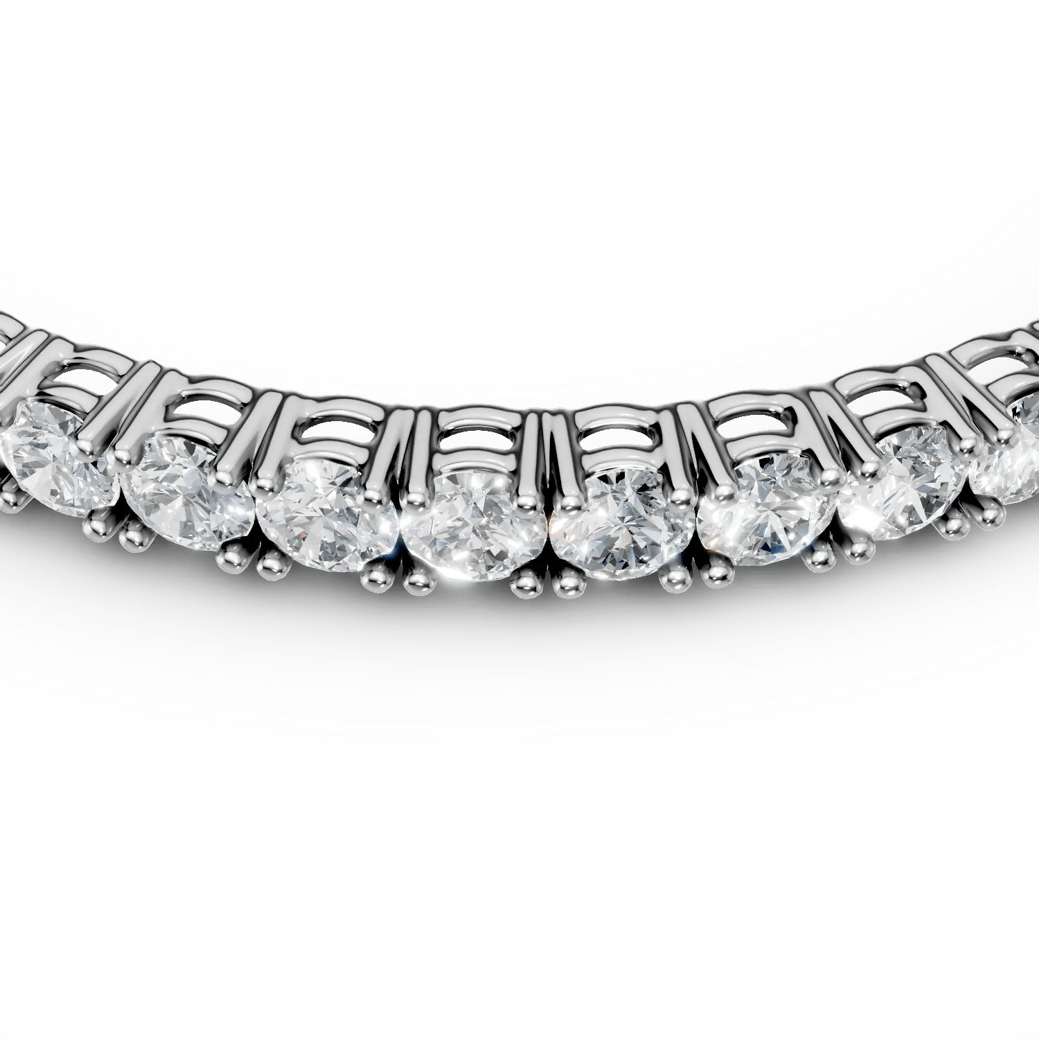 Brățară din aur alb cu diamante – 3.38ct Brățară din aur alb cu diamante - 3.38ct