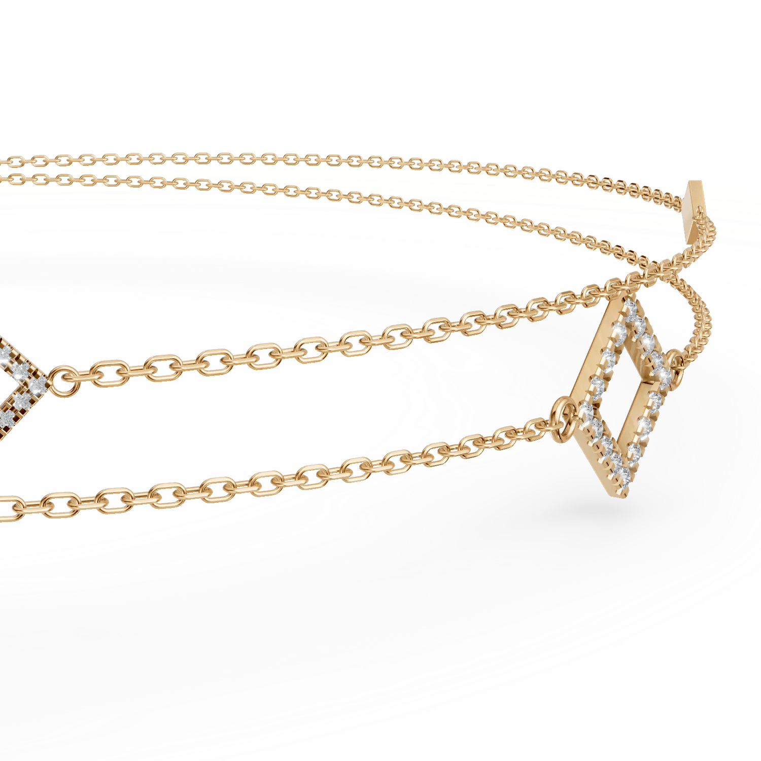 Brățară din aur galben cu diamante – Element Teilor Brățară din aur galben cu diamante – Element Teilor