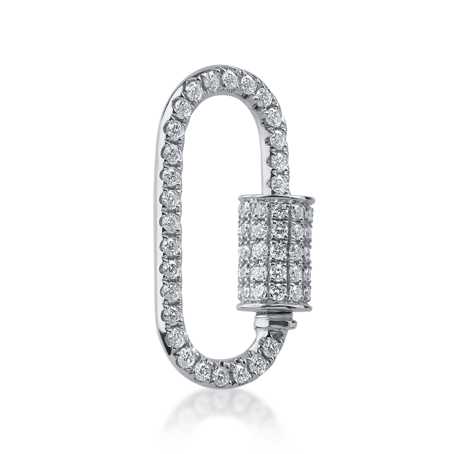 Pandantiv din aur alb cu diamante de 0.45ct Pandantiv din aur alb cu diamante de 0.45ct