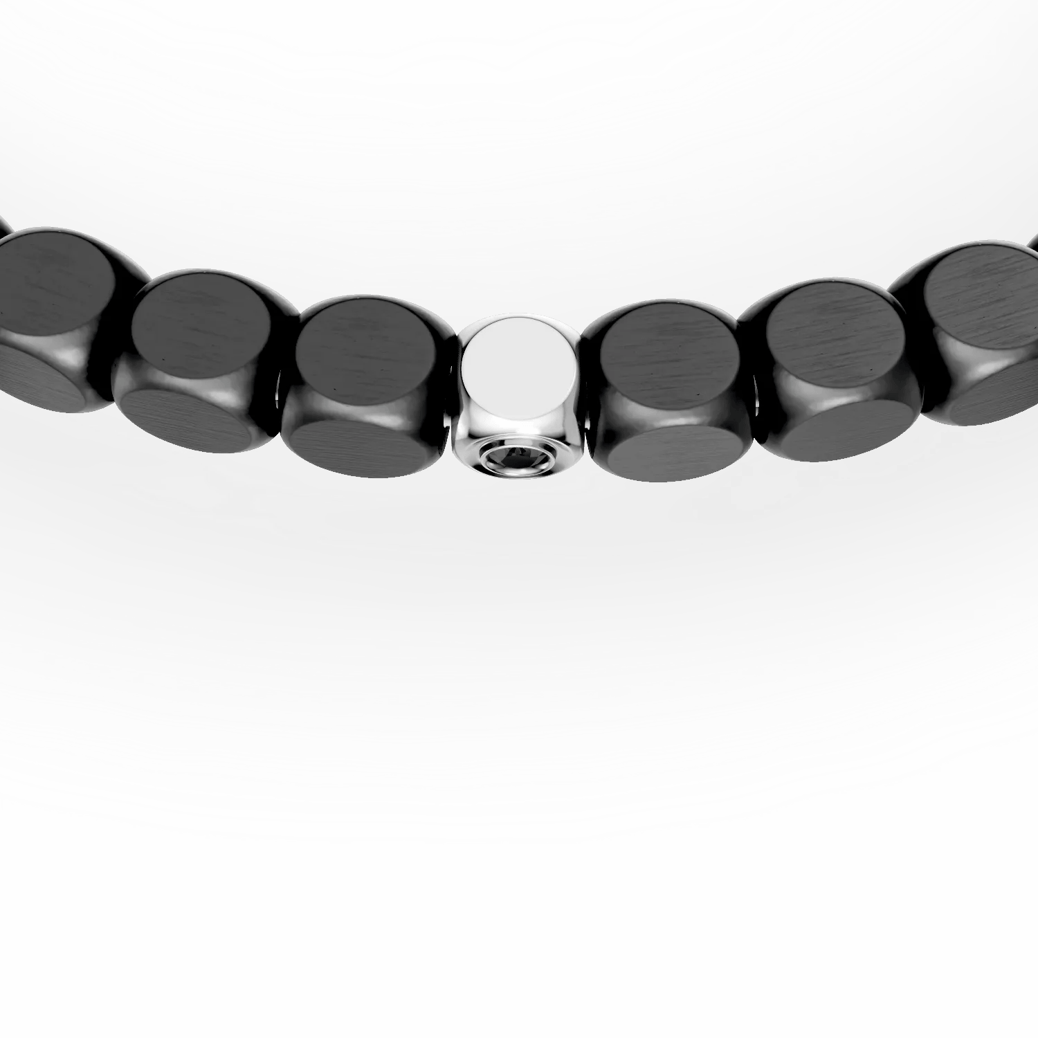 Brățară din oțel cu diamant de 0.0025ct pentru bărbați Brățară din oțel cu diamant de 0.0025ct pentru bărbați