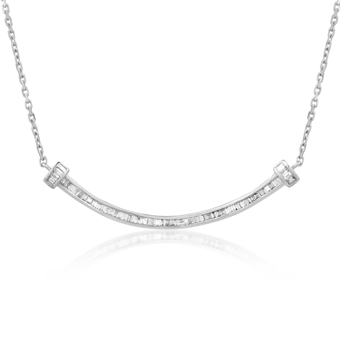 Colier din aur alb cu diamante de 0.29ct Colier din aur alb cu diamante de 0.29ct