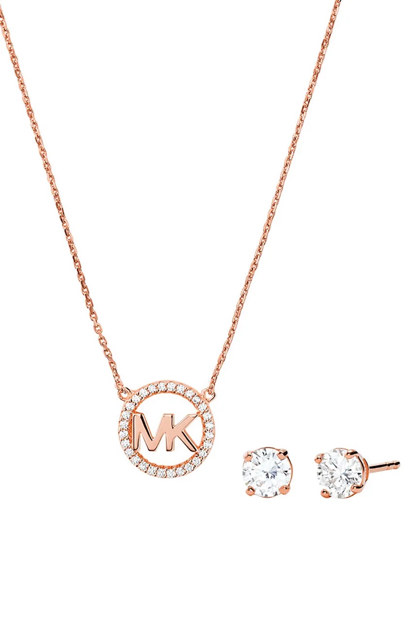 Set michael kors colier și cercei din argint placat cu aur Set michael kors colier și cercei din argint placat cu aur