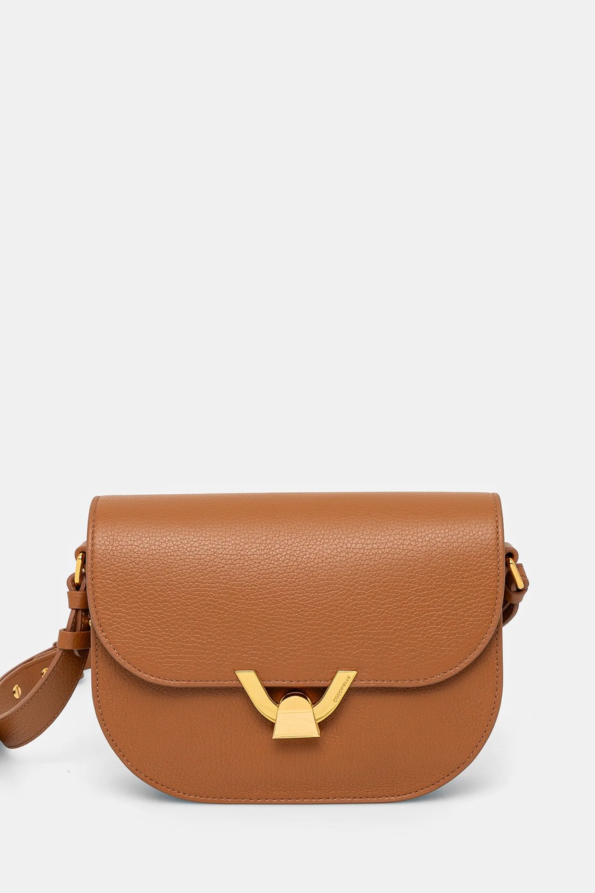 Geantă crossbody din piele coccinelle COCCINELLEDEW Geantă crossbody din piele coccinelle COCCINELLEDEW