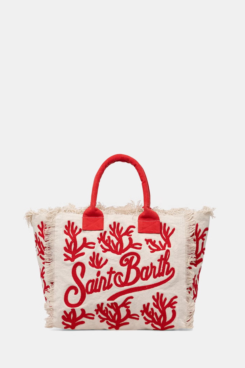 Geantă tote de damă din bumbac MC2 saint barth Geantă tote de damă din bumbac MC2 saint barth