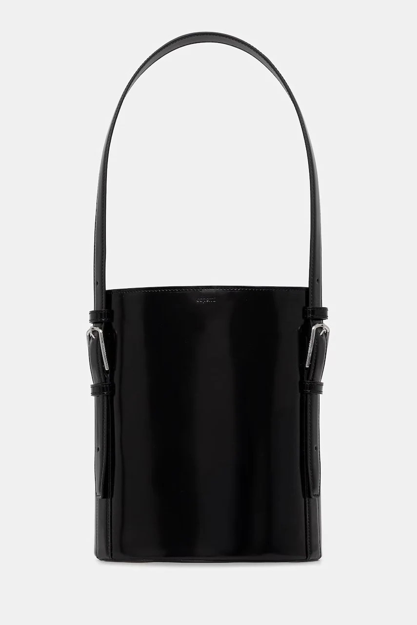 Geantă tip coș din piele pentru damă Geantă tip coș din piele pentru damă