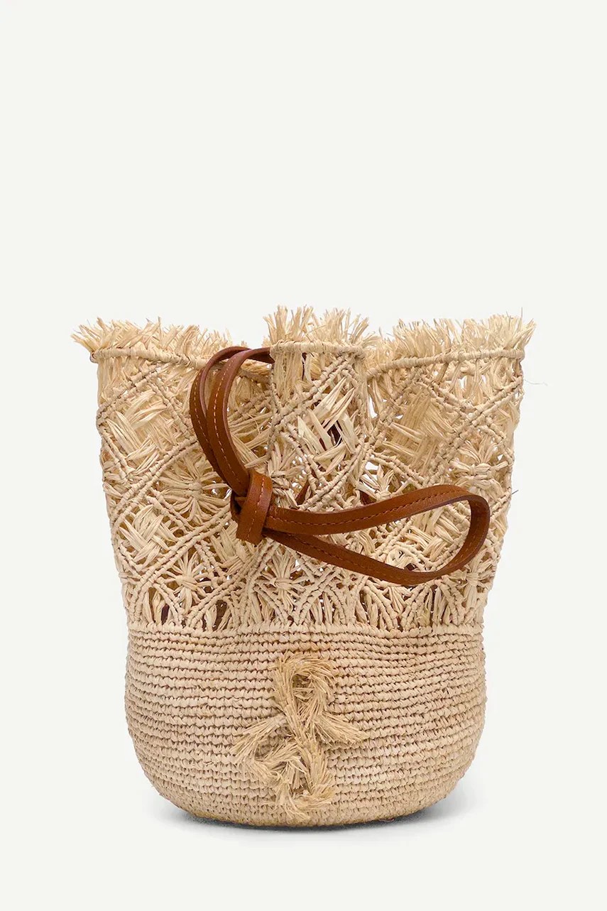 Geantă pentru femei RUSLAN BAGINSKIY împletită the HatBag Geantă pentru femei RUSLAN BAGINSKIY împletită the HatBag