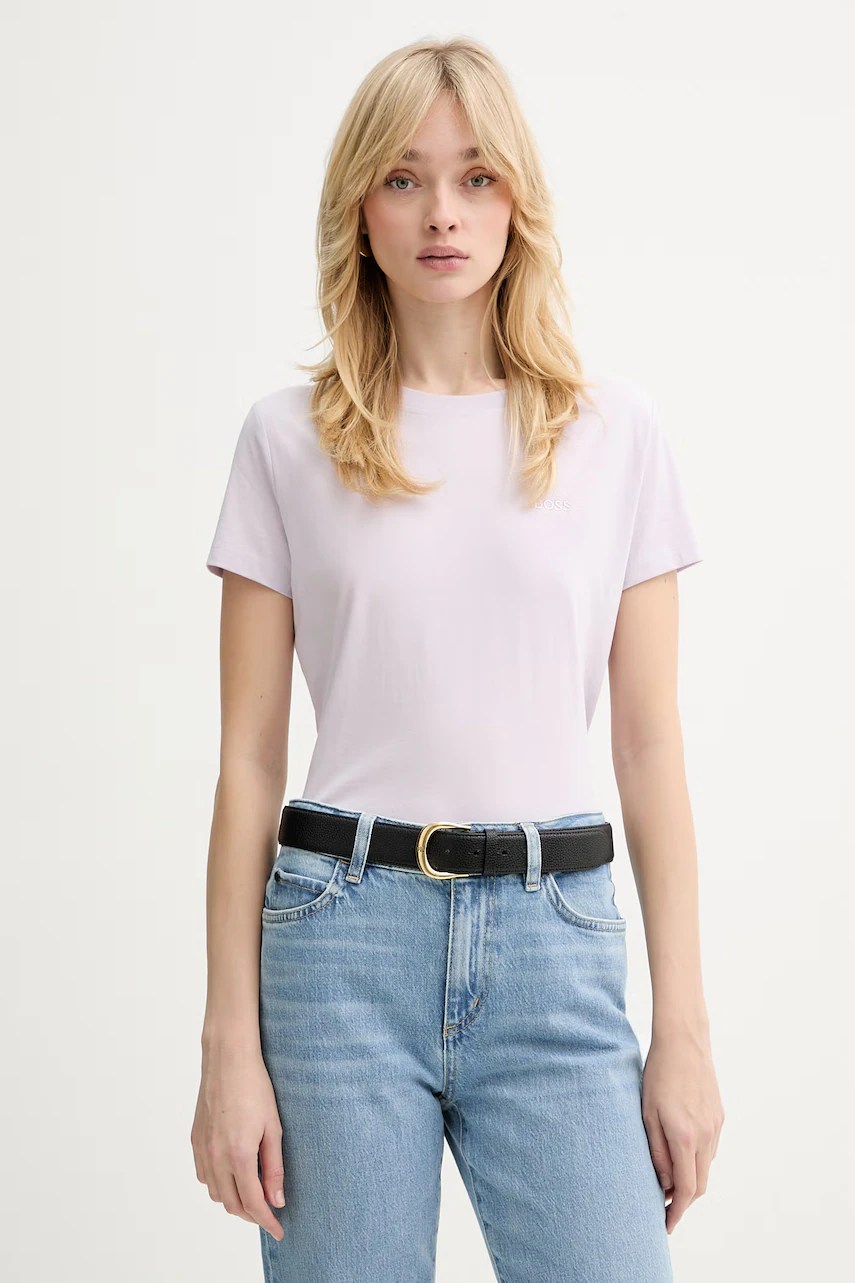 Tricou din bumbac BOSS orange Tricou din bumbac BOSS orange