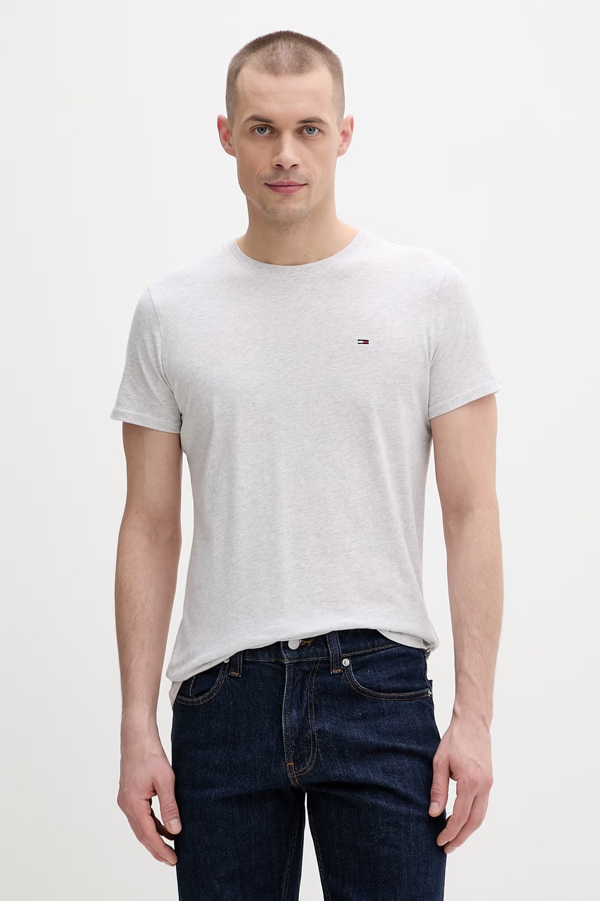 Tricou bărbătesc tommy jeans din bumbac Tricou bărbătesc tommy jeans din bumbac