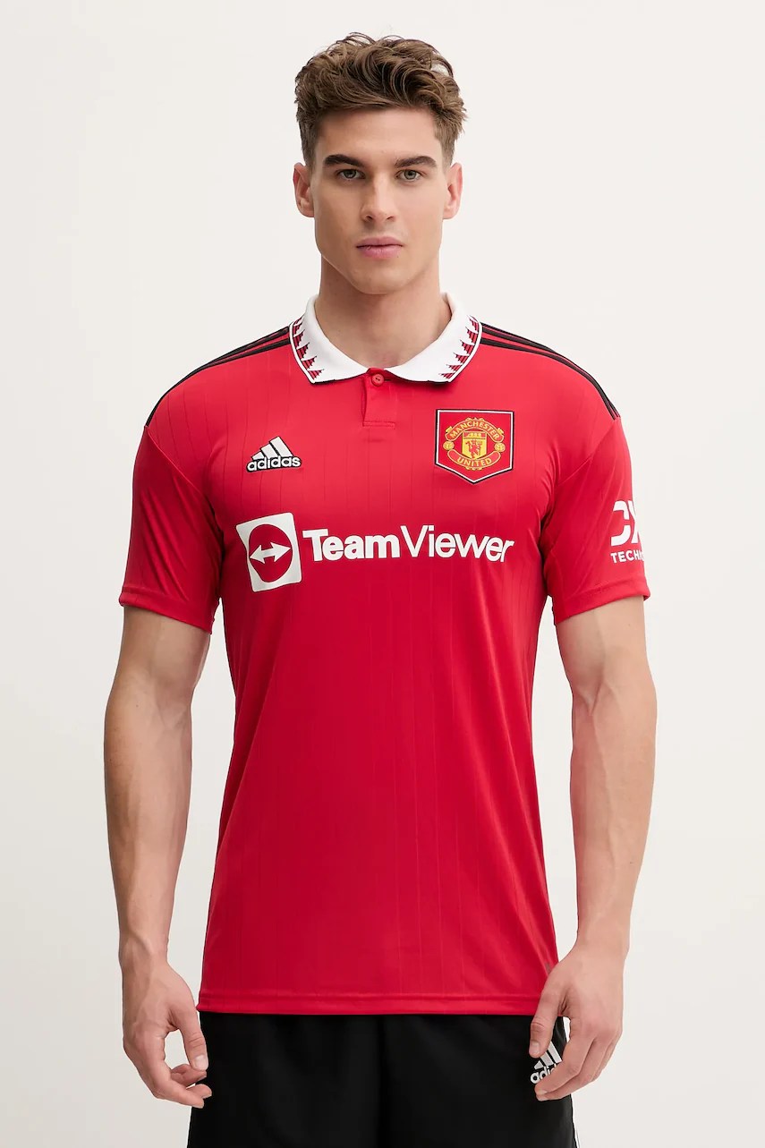 Tricou adidas H13881 SS MANCHESTER pentru bărbați Tricou adidas H13881 SS MANCHESTER pentru bărbați