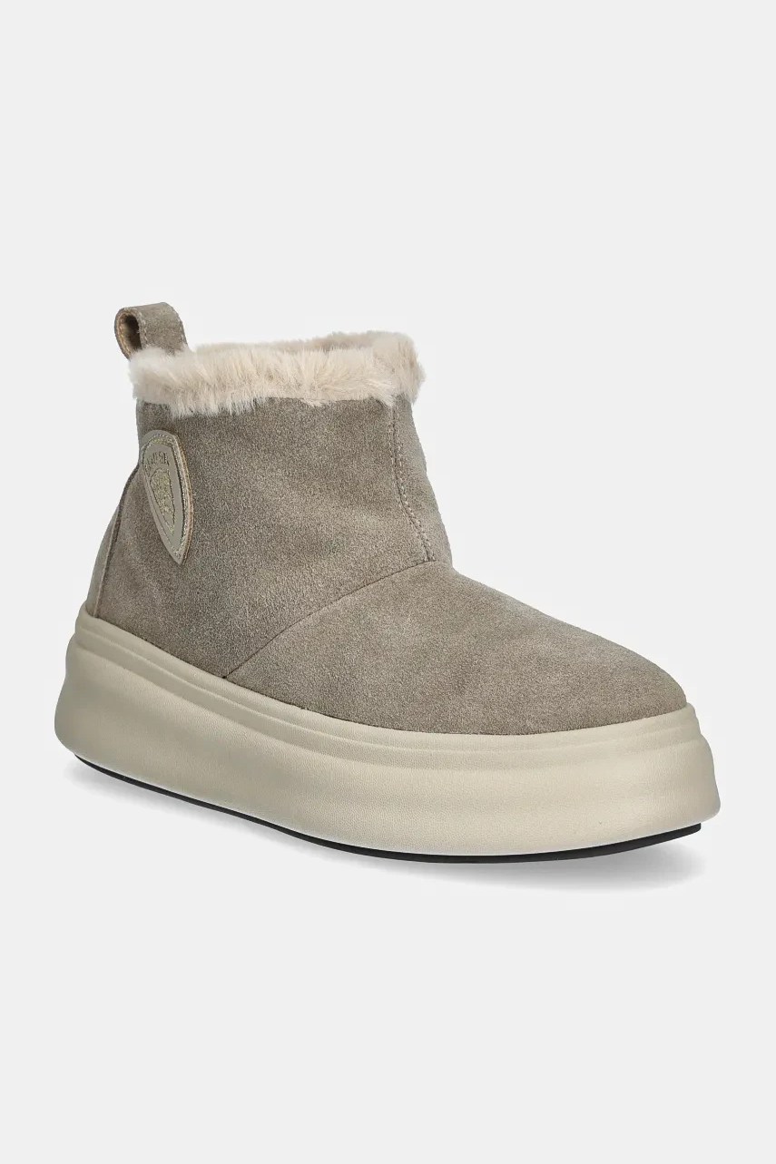 Cizme de zăpadă blauer din piele întoarsă EMERY Cizme de zăpadă blauer din piele întoarsă EMERY