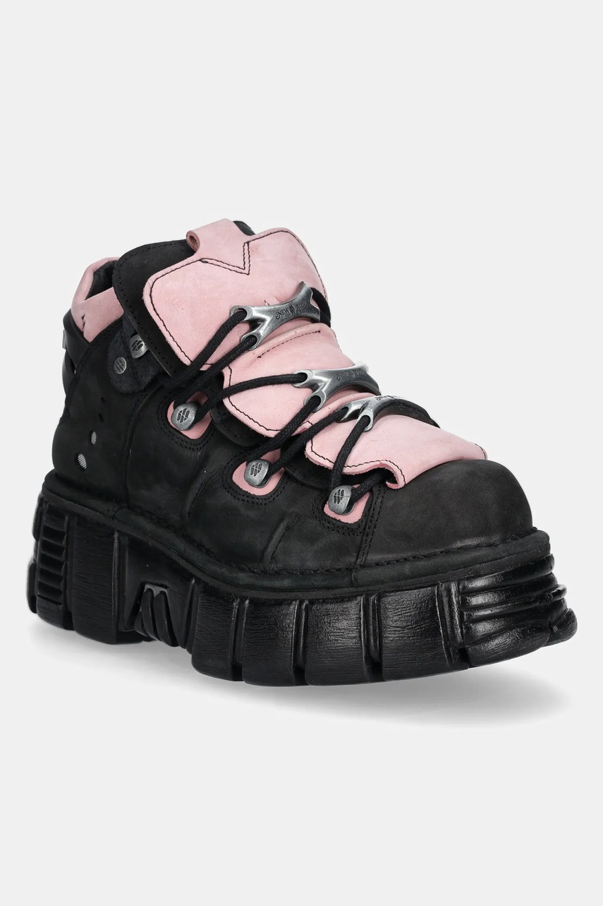 New rock adidași Nobuck Negro și Rosa cu detalii Tower Negro New rock adidași Nobuck Negro și Rosa cu detalii Tower Negro