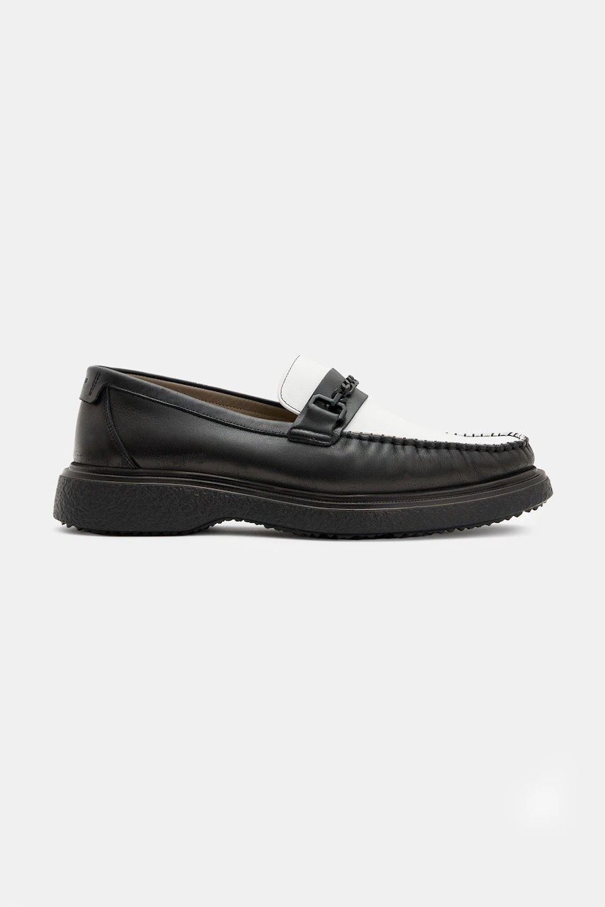 Mocasini de piele Gibbs Chain Loafer AllSaints Mocasini de piele Gibbs Chain Loafer AllSaints