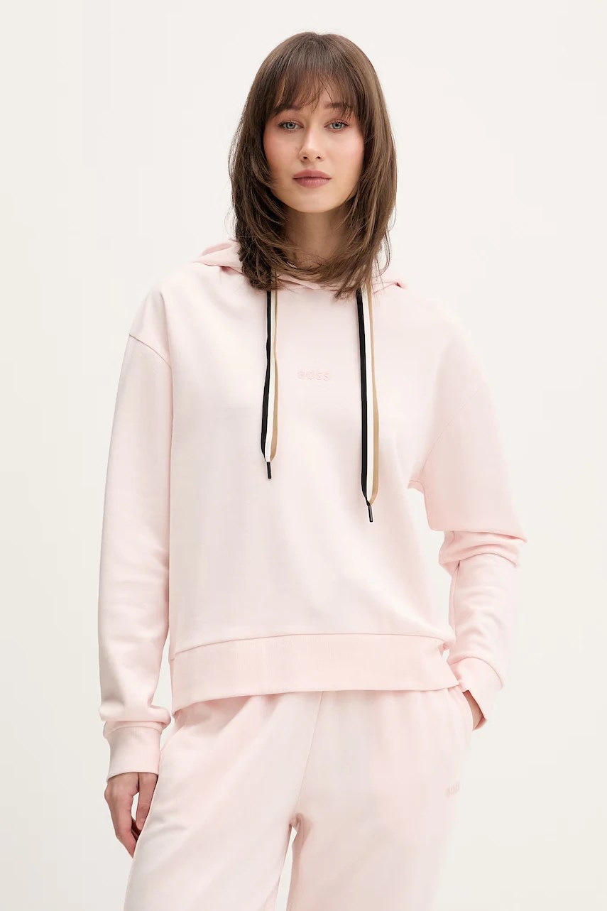 BOSS hanorac de loungewear de damă CP Stripe Hoodie BOSS hanorac de loungewear de damă CP Stripe Hoodie
