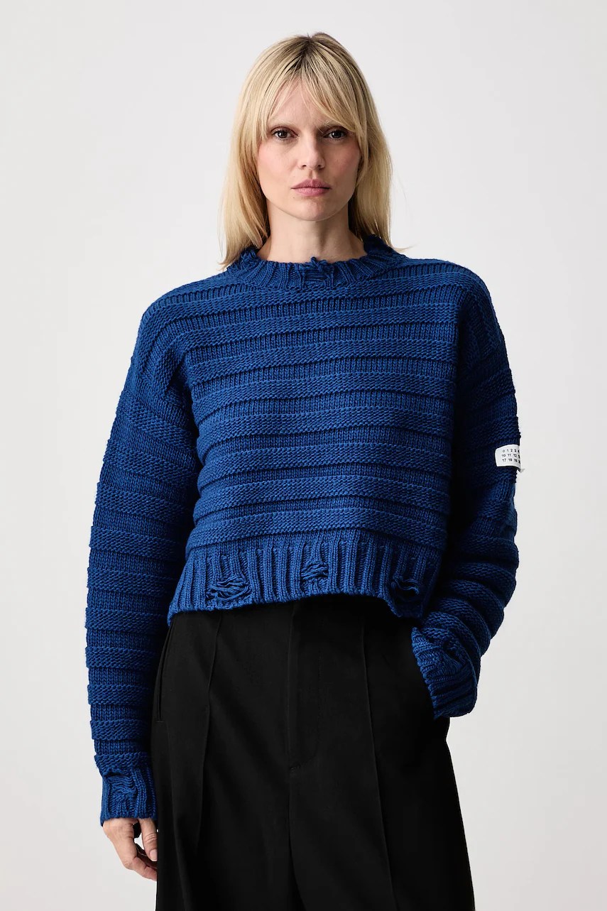 Pulover pentru femei cu lână – MM6 Maison Margiela Pulover pentru femei cu lână – MM6 Maison Margiela