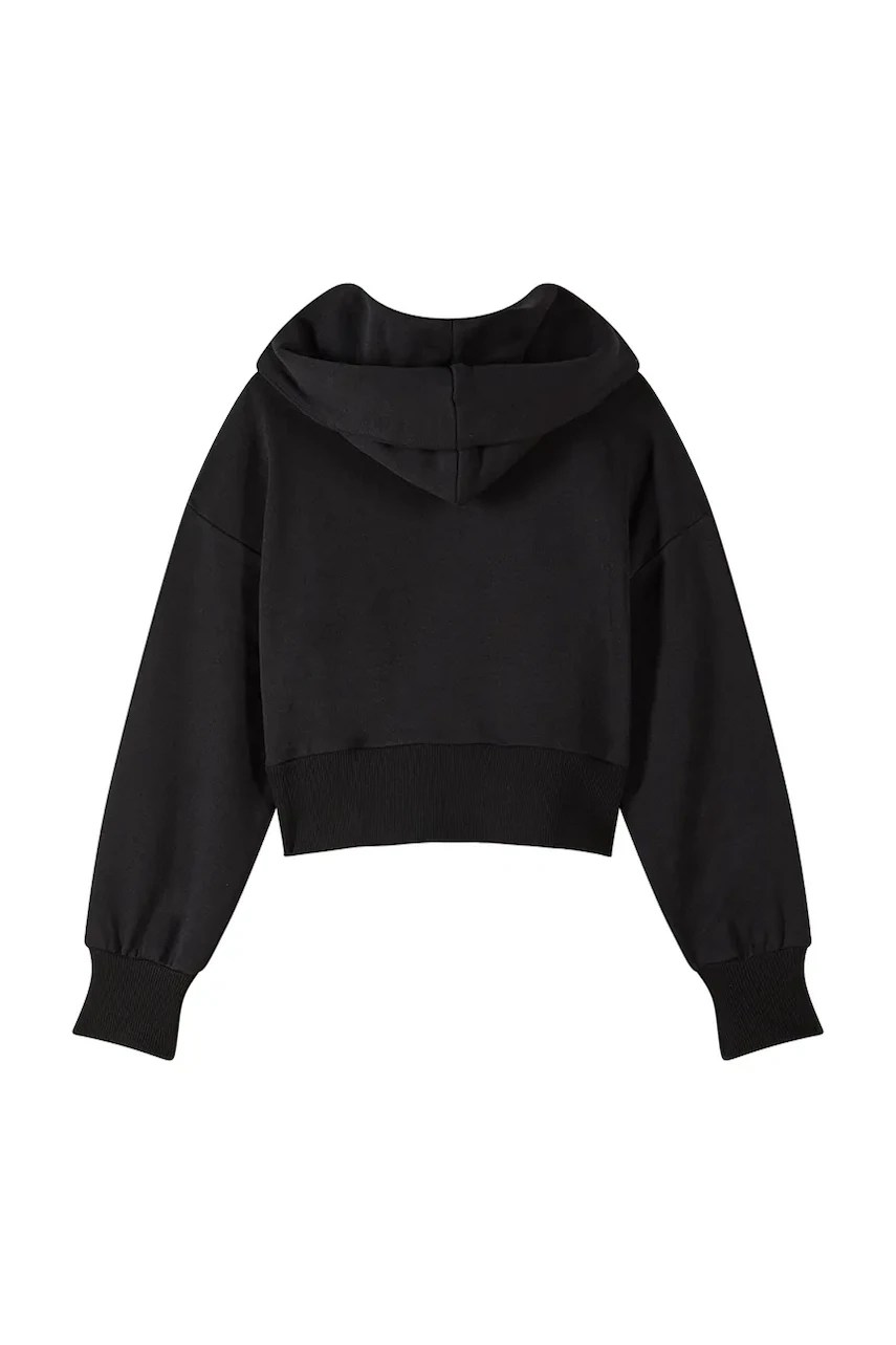 Hanorac de bumbac patrizia pepe pentru copii J046 Hanorac de bumbac patrizia pepe pentru copii J046