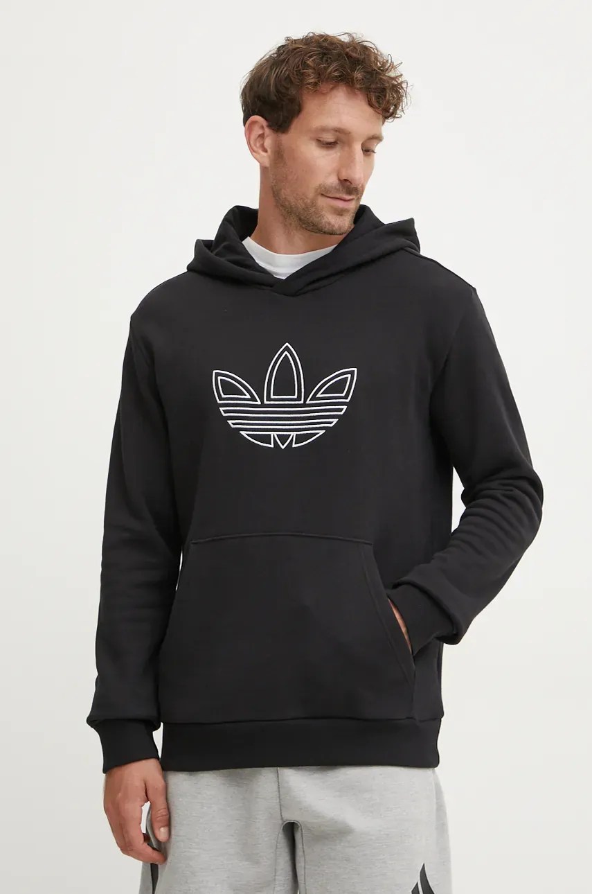 Hanorac de bumbac adidas originals Outline Hoodie Hanorac de bumbac adidas originals Outline Hoodie