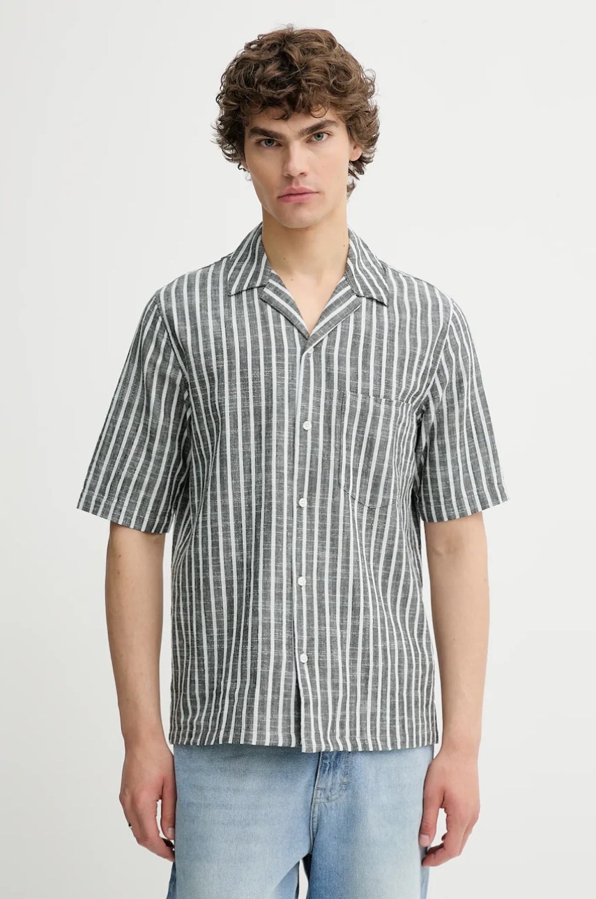 Cămașă samsoe samsoe din amestec de in, model SAOSCAR Cămașă samsoe samsoe din amestec de in, model SAOSCAR