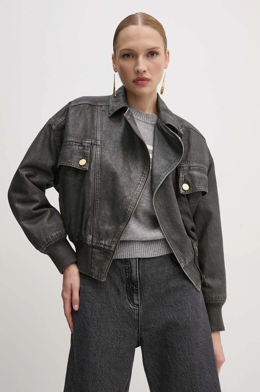 Geacă din denim elisabetta franchi Geacă din denim elisabetta franchi