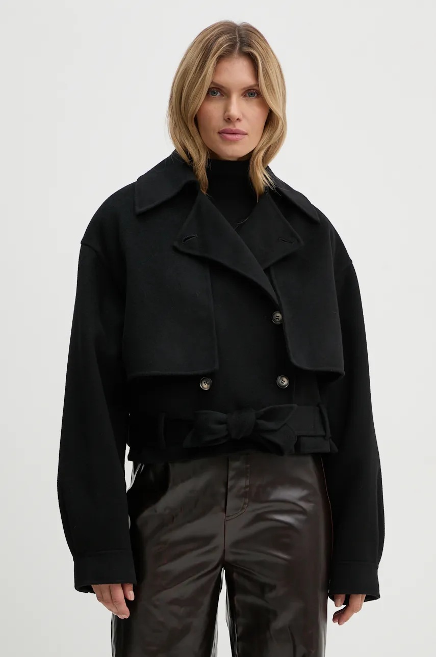 Jachetă scurtă pentru femei din lână nanushka Jachetă scurtă pentru femei din lână nanushka