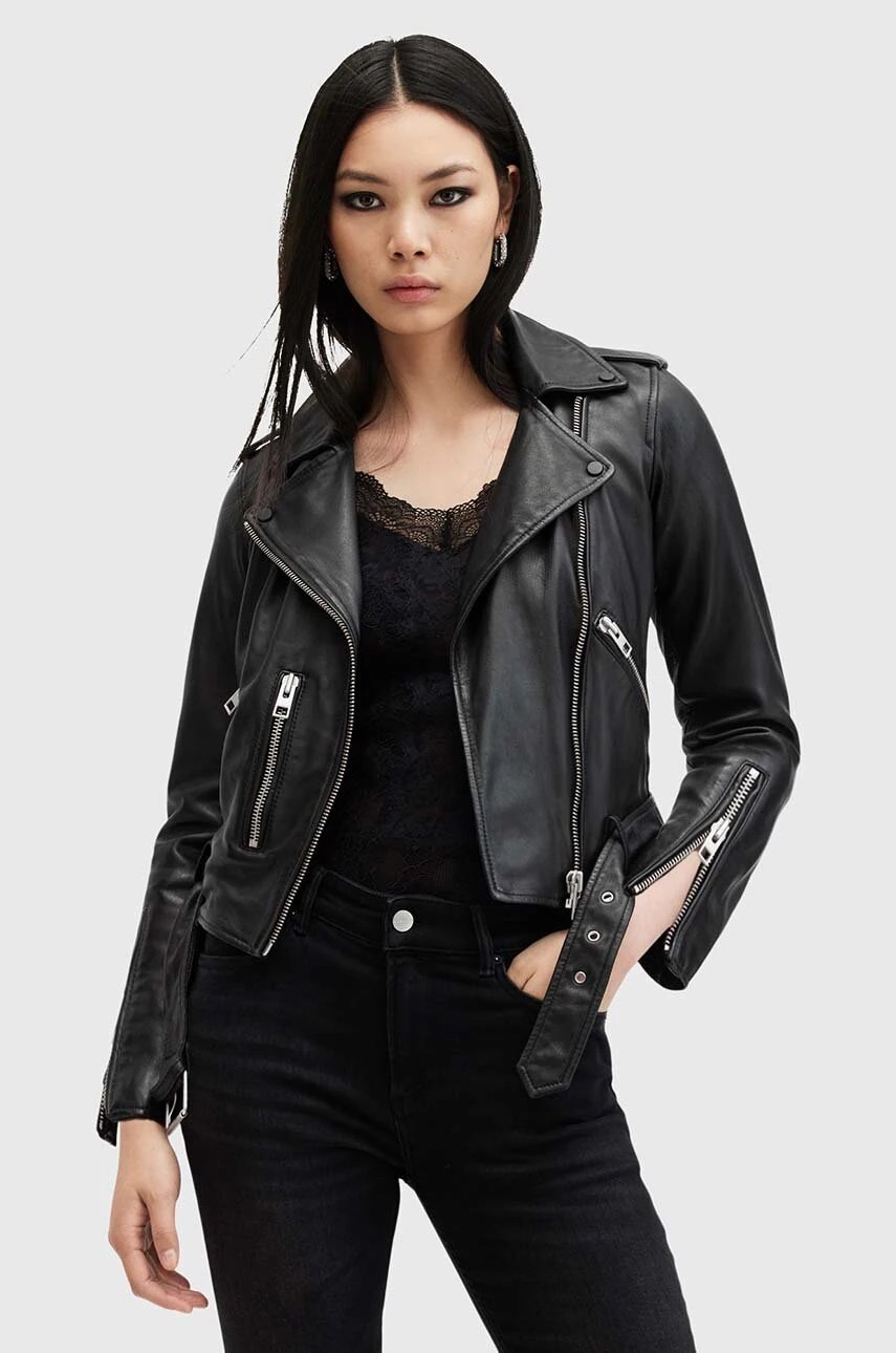 Geacă de piele BALFERN BIKER AllSaints Geacă de piele BALFERN BIKER AllSaints