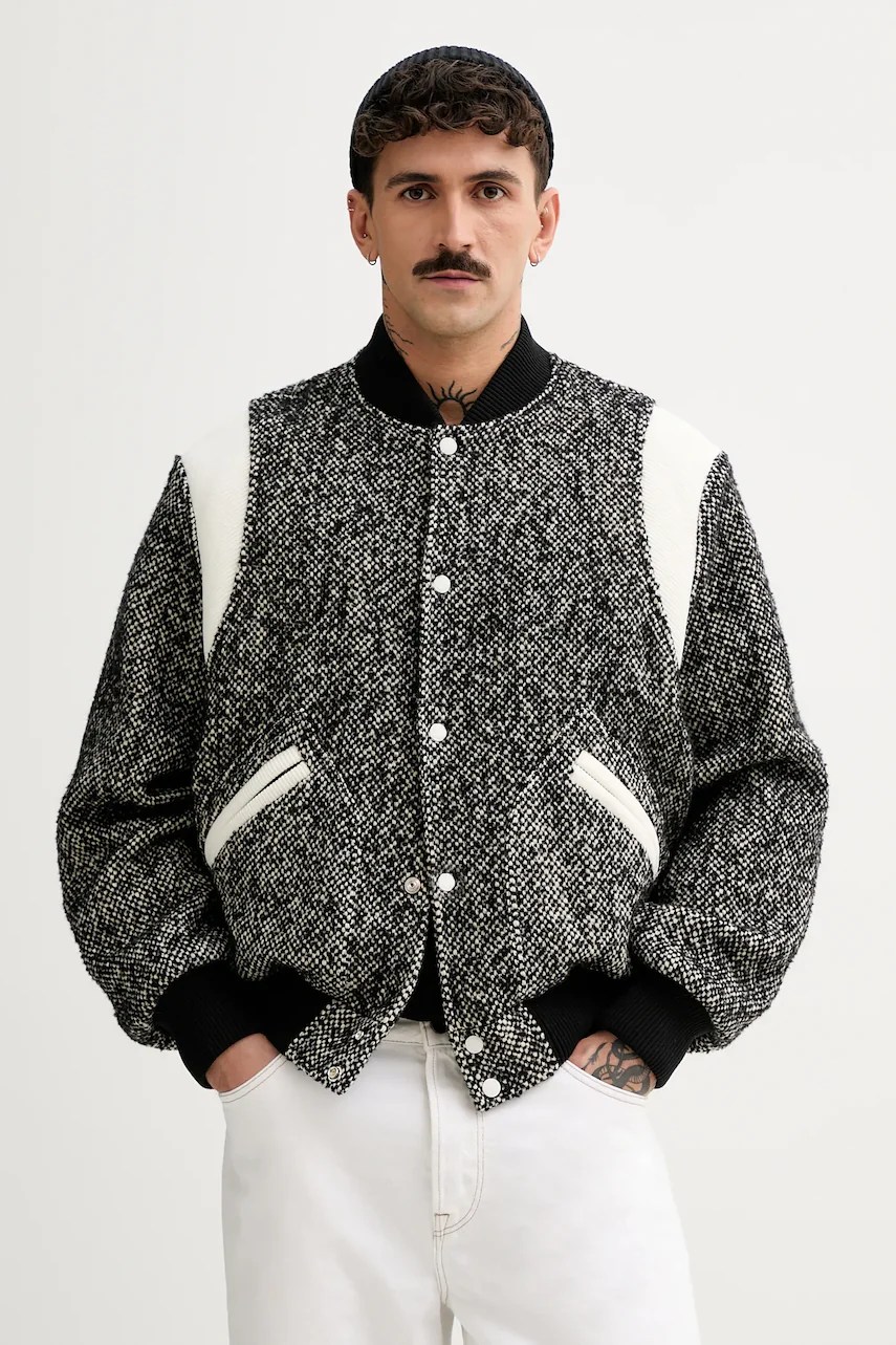 Jachetă bomber kenzo din amestec de lână Jachetă bomber kenzo din amestec de lână